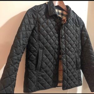 Burberry Black Quilted Jacket